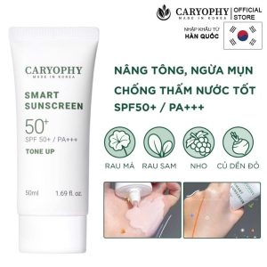 Kem Chống Nắng Caryophy Nâng Tông Smart Sunscreen Tone Up SPF50+/PA+++ 50ml