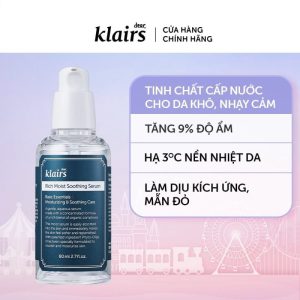 Serum Klairs Dưỡng Ẩm Sâu Klairs Rich Moist Soothing Serum 80ml